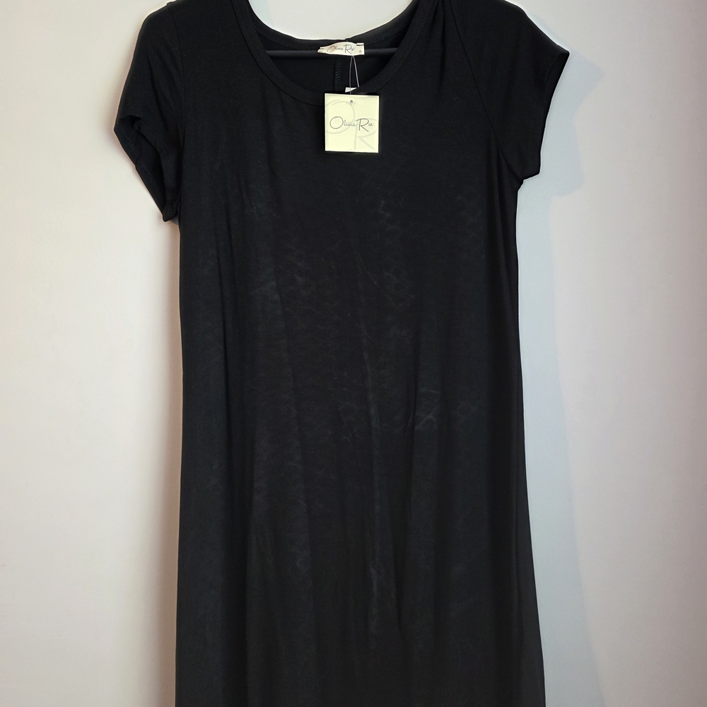 Black Short Sleeve Dress